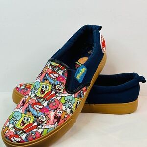 SpongeBob Squarepants Mens Multicolor The Krusty Krab Sneaker Shoes Size US 9.5